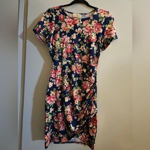 EUC Floral T-shirt Dress